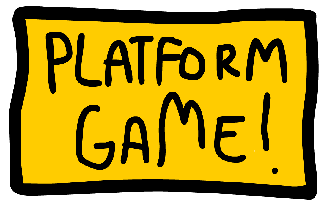 Button labelled Platform Game